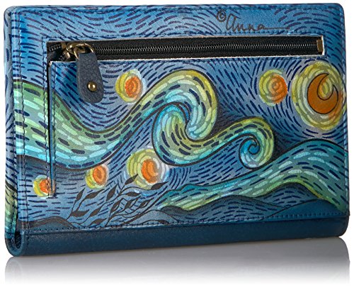 Anna By Anuschka Women's Hand-Painted Genuine Leather Two Fold Wallet - Love In Paris #TOP1