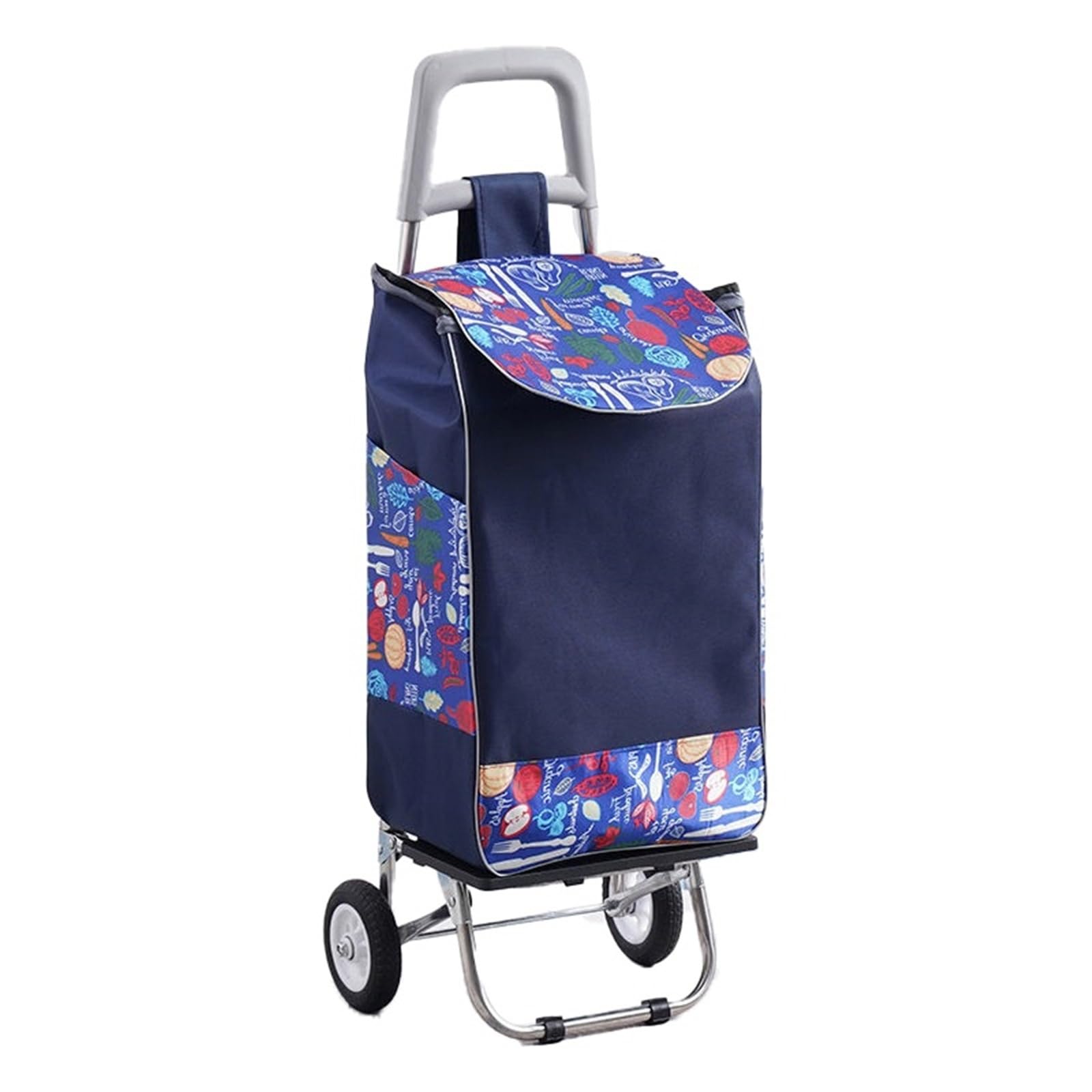 Borsa shopping pieghevole in acciaio inox con ruote