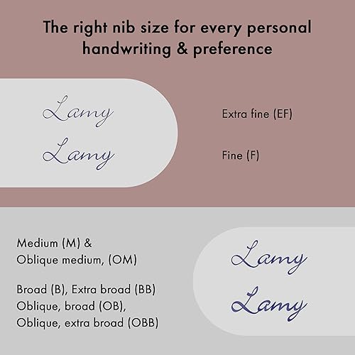 Miniatura 3 de Lamy Plata 2000 - Elegante pluma estilográfica en un barril de acero inoxidable pulido mate aterciopelado - Pluma de oro de 14 qt. Pluma