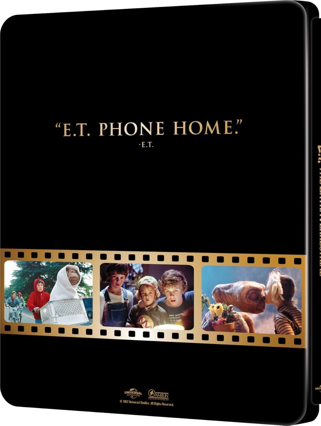 E.T. the Extra-Terrestrial (Limited Edition, SteelBook) [Special Bonus Features / 1982] [4K UHD + Blu-ray] [Region Free]