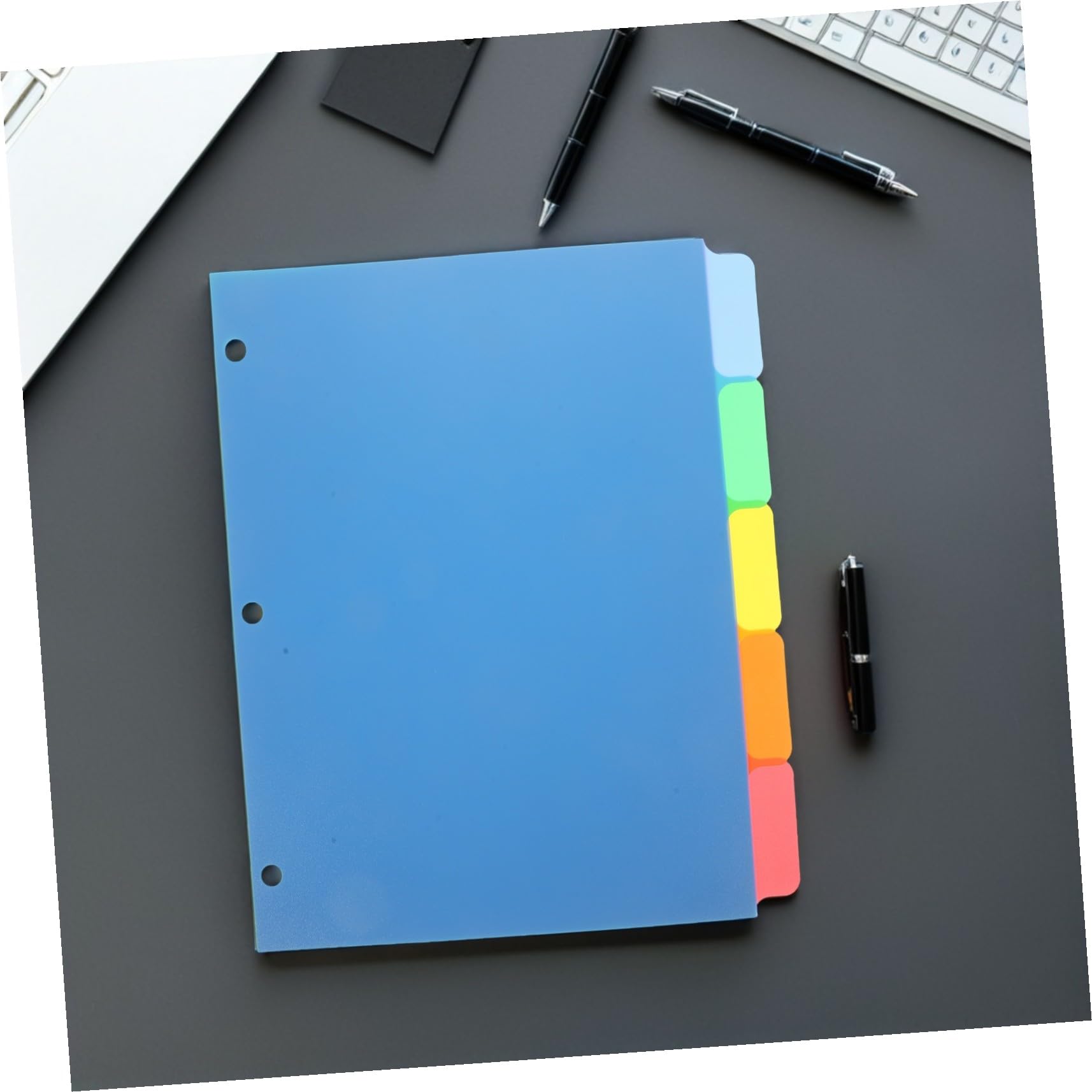 20pezzi Separatore Raccoglitore ad Anelli Divisori per Quaderni Scrivibili Linguette per Raccoglitori Riutilizzabili Accessori per Archiviazione da Ufficio Divisori Scolastici