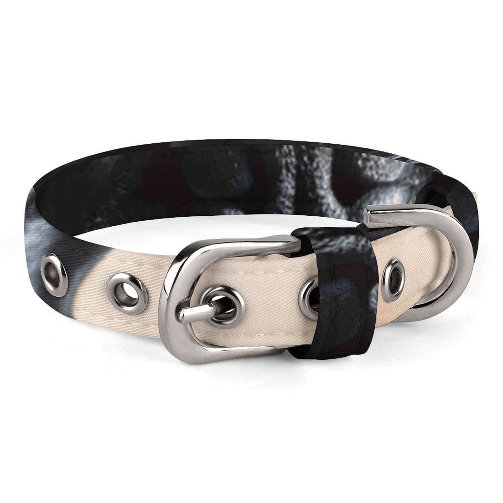 Collier réglable noir idéal pour les balades de votre chat