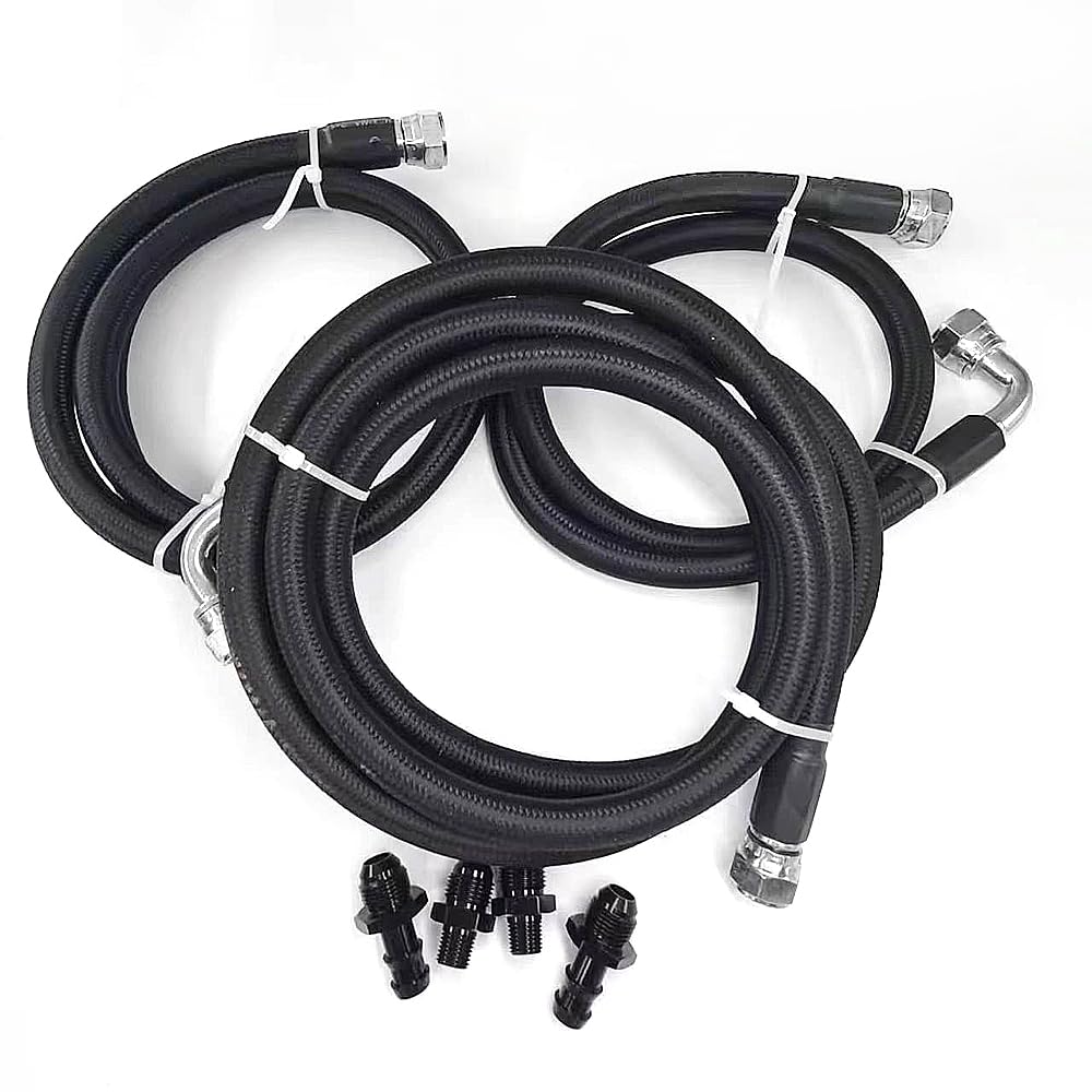 Buy 47RE Transmission Cooler Lines Kit PTFE braided hose For Cummins