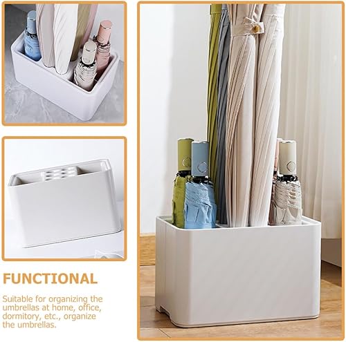 Miniatura 5 de Cabilock Paraguas de plástico para exteriores con bandeja de drenaje