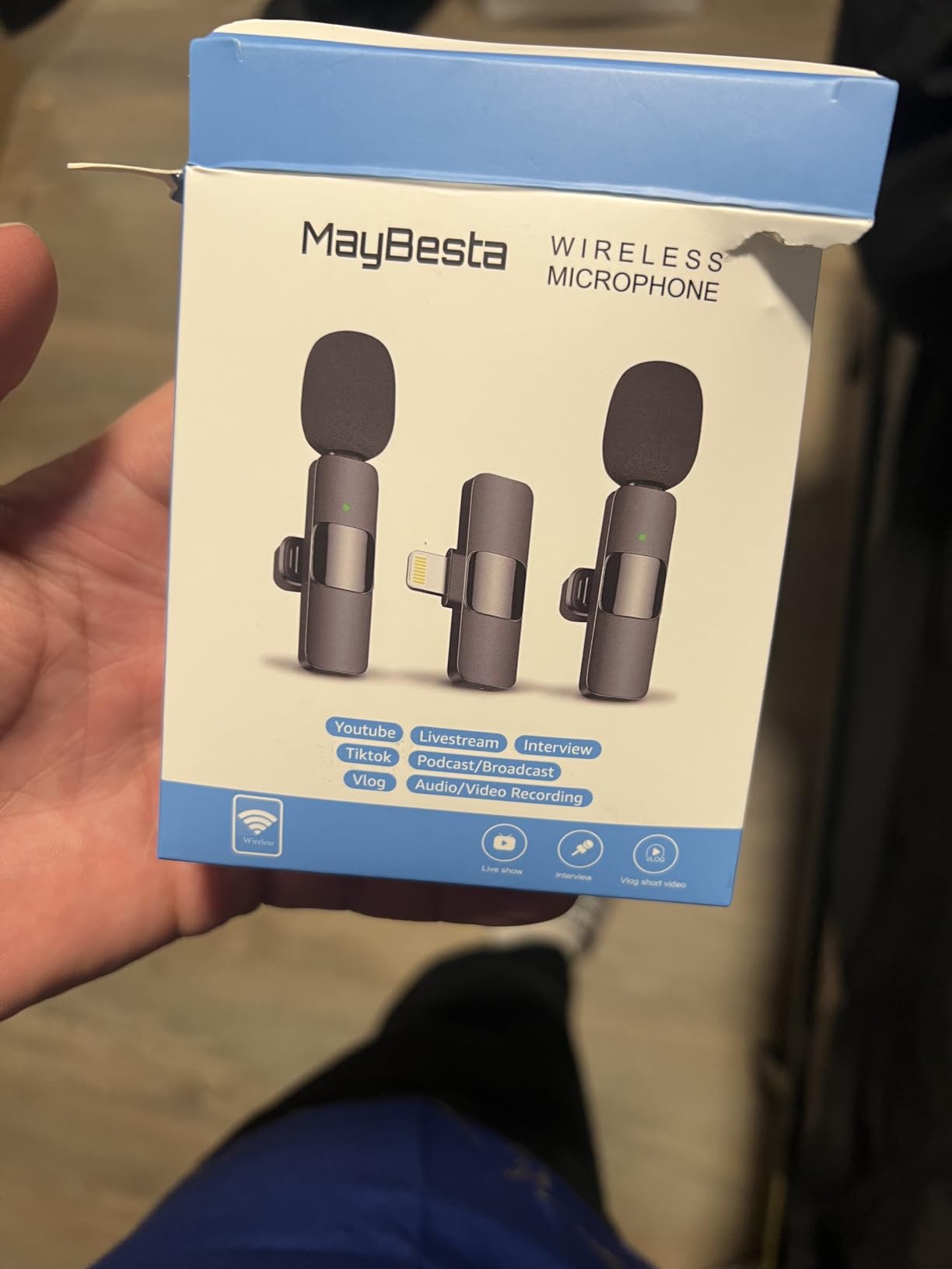 MayBesta Wireless Lavalier Microphone photo review