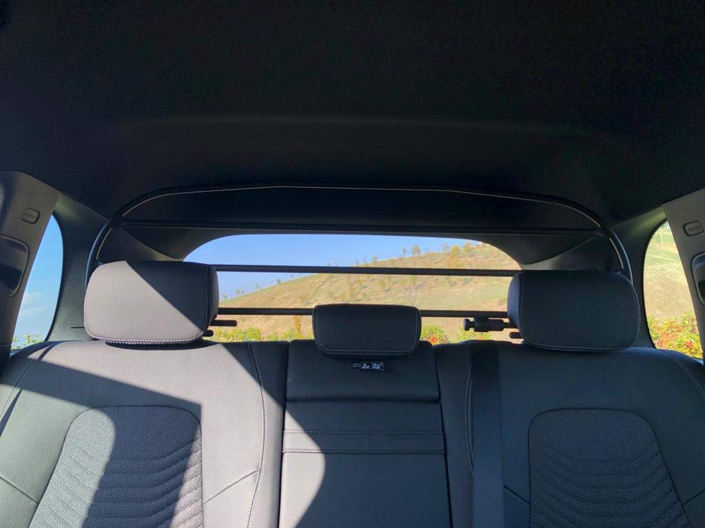 ERGOTECH Divisorio Griglia Rete Divisoria per Mercedes GLB, RDA65HBG-S, per Trasporto Cani e Bagagli