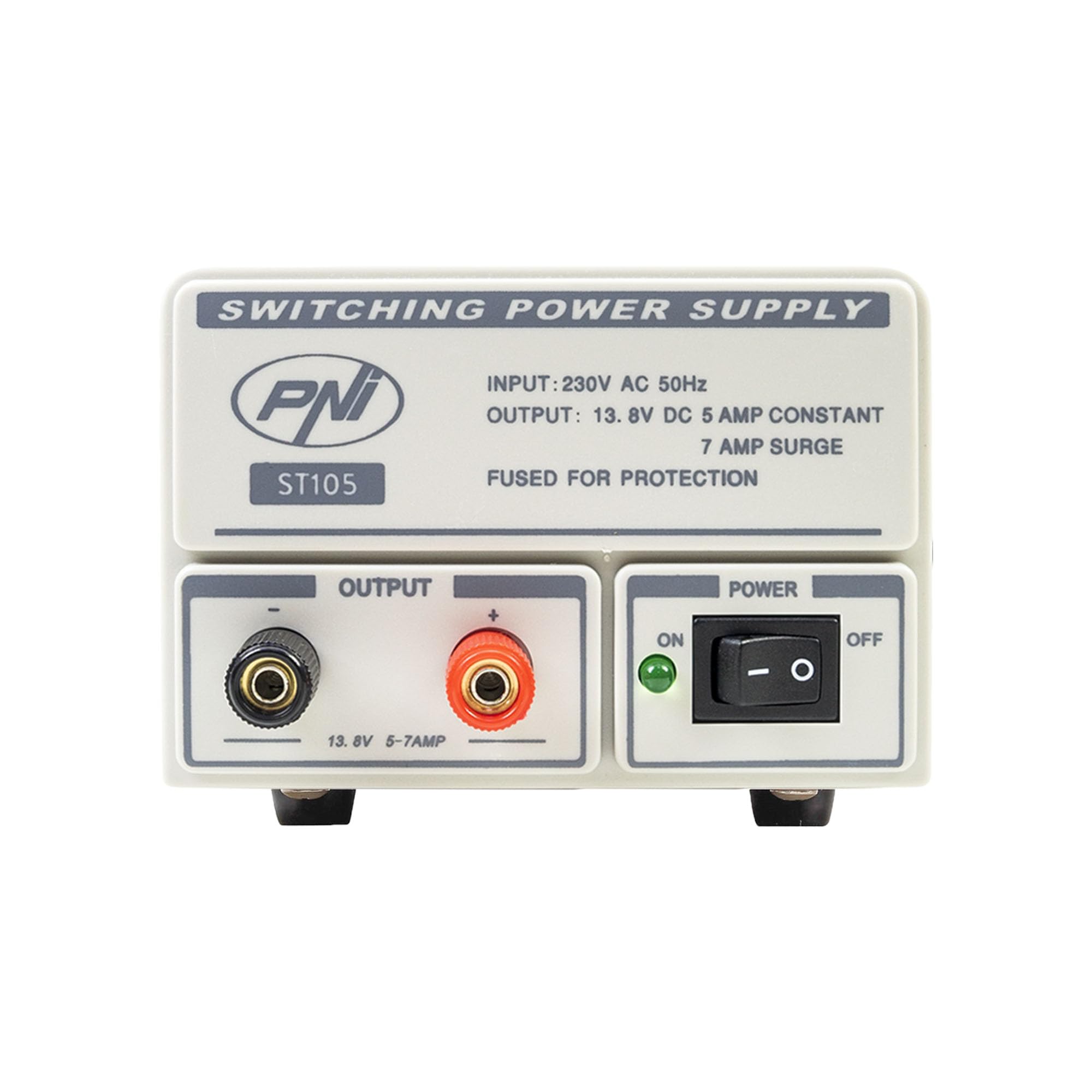 Źródło napięcia przełączającego PNI ST105, wejście 230 V AC, wyjście 12 V DC, 5 A