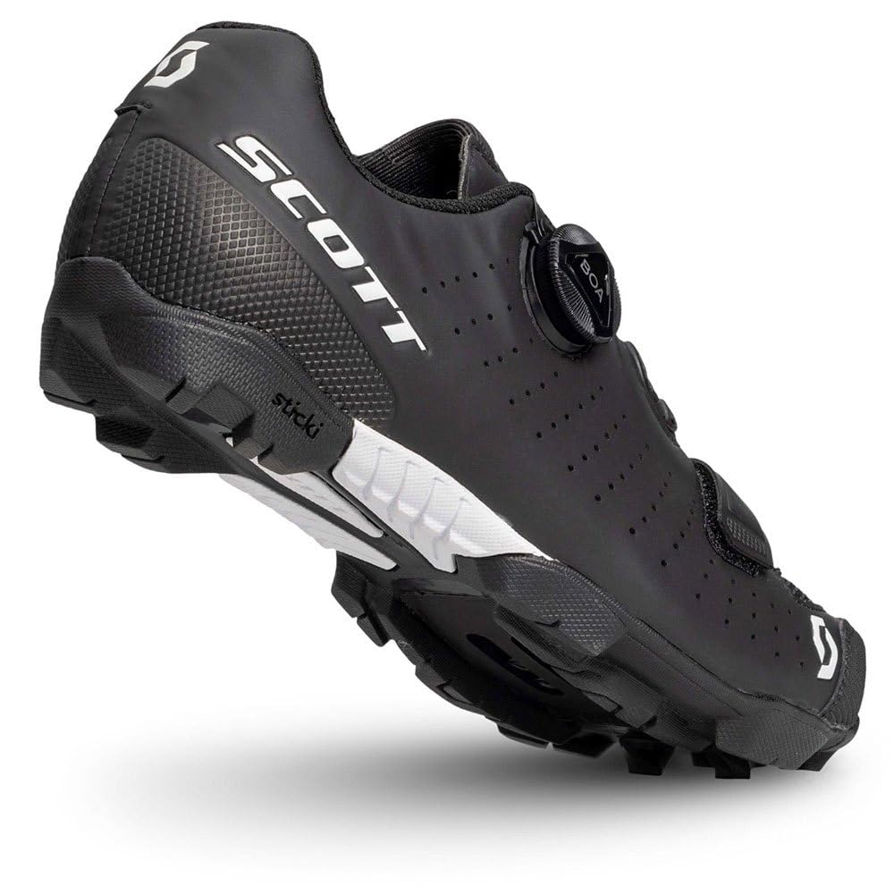 Scott MTB Future Pro Boa Kinder Fahrrad Schuhe schwarz/weiß 2024: Größe: 39