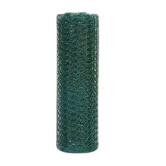 XZJMY Floral Wire Green Netting Floral Chicken Wire Chicken Wire Fence for Craft,11.8 x 94.5in Hexagonal Net Floral Arrangement Wire,Floral Arrangement Supplies,Home DIY Craf 12x95