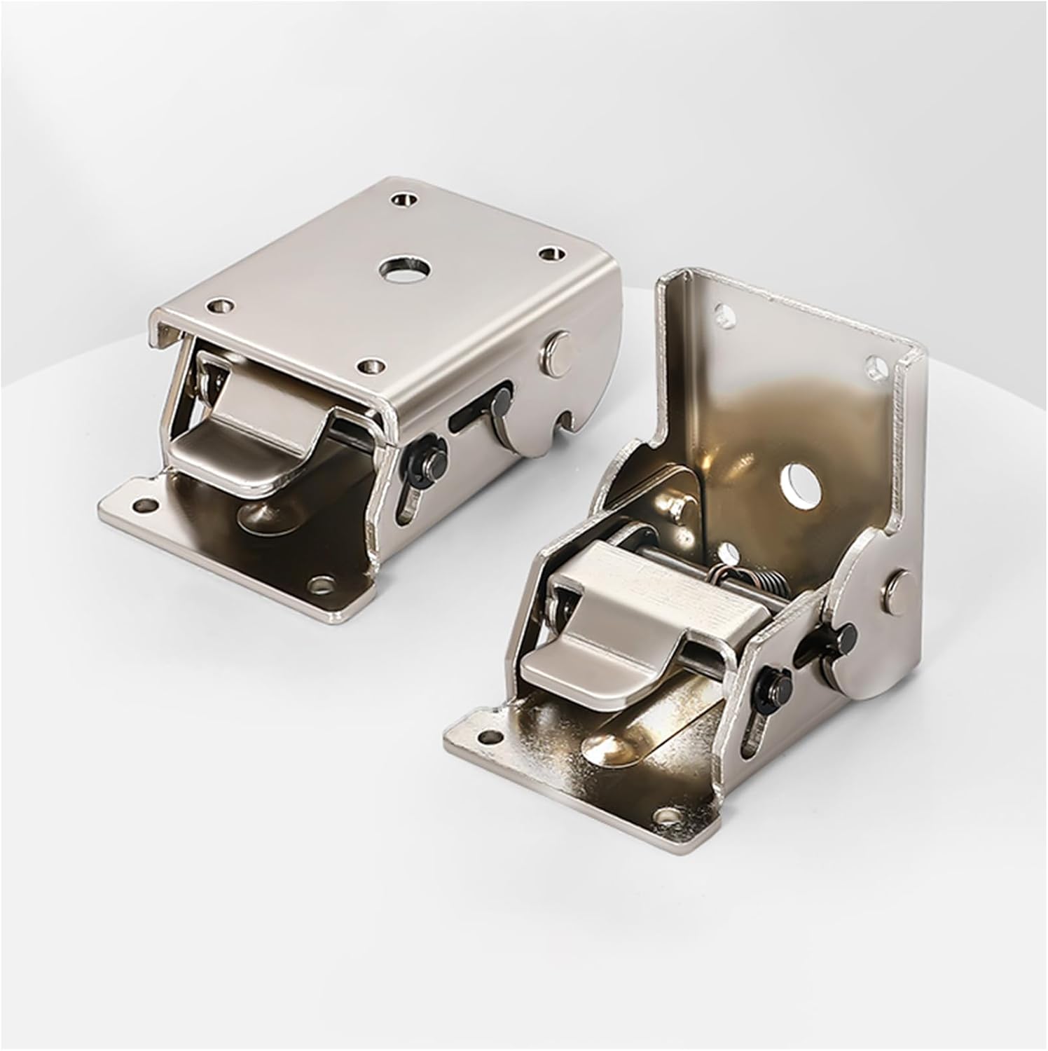 90 Degree Self Rolling Collapsible Collapsible Bracket Hidden Extension Brackets for Legs and Bench (4)