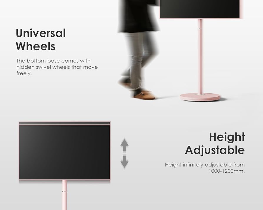 FITUEYES DESIGN テレビスタンド 24～48インチ対応 ホワイト Amazon.co.jp: FITUEYES テレビスタンド キャスター付き 24型