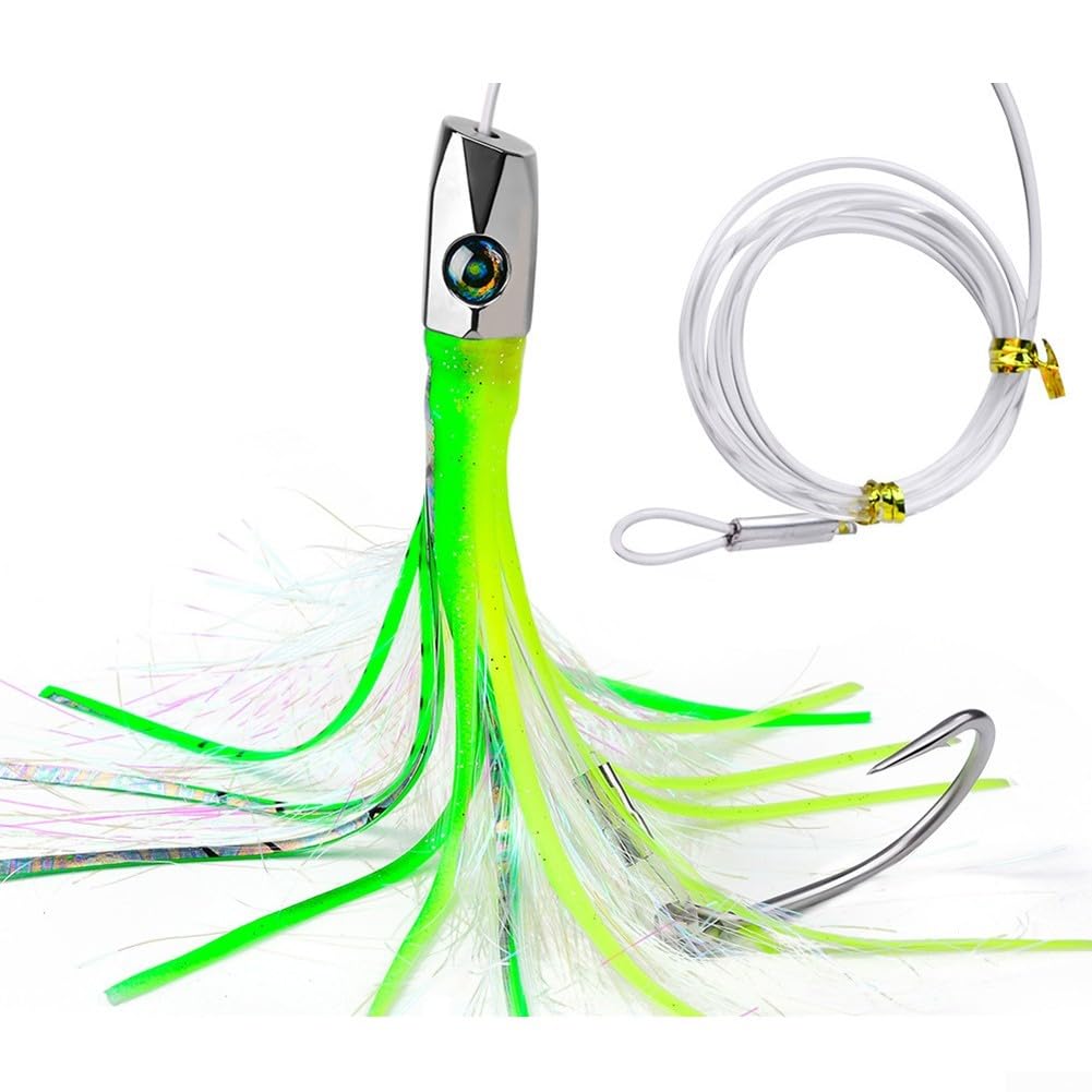 Cebo de arrastre duradero y eficaz para pesca en el mar, 22 cm, 85 g, señuelo suave de pulpo
