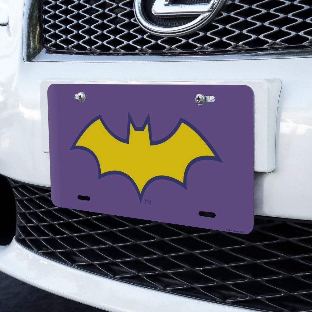 GRAPHICS & MORE Batman Batgirl Logo Novelty Metal Vanity Tag License Plate