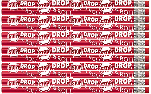 Express Pencils D2014 Stop Drop & Roll - Paquete 36 lápices