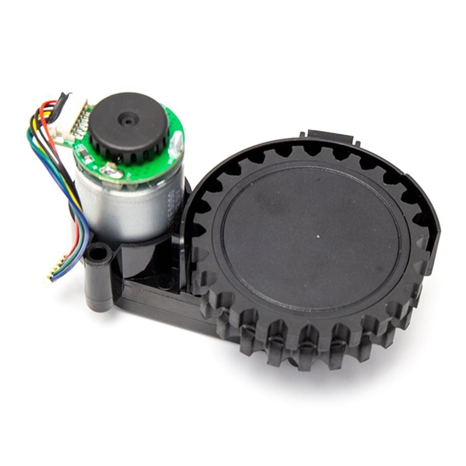 EEZII Right Wheel Left Wheel With Motor Replacement, Compatible For Lefant, M210 M210S M210B M213 OKP K2-K5 L1robot Vacuum Cleaner Spare(Black Left)