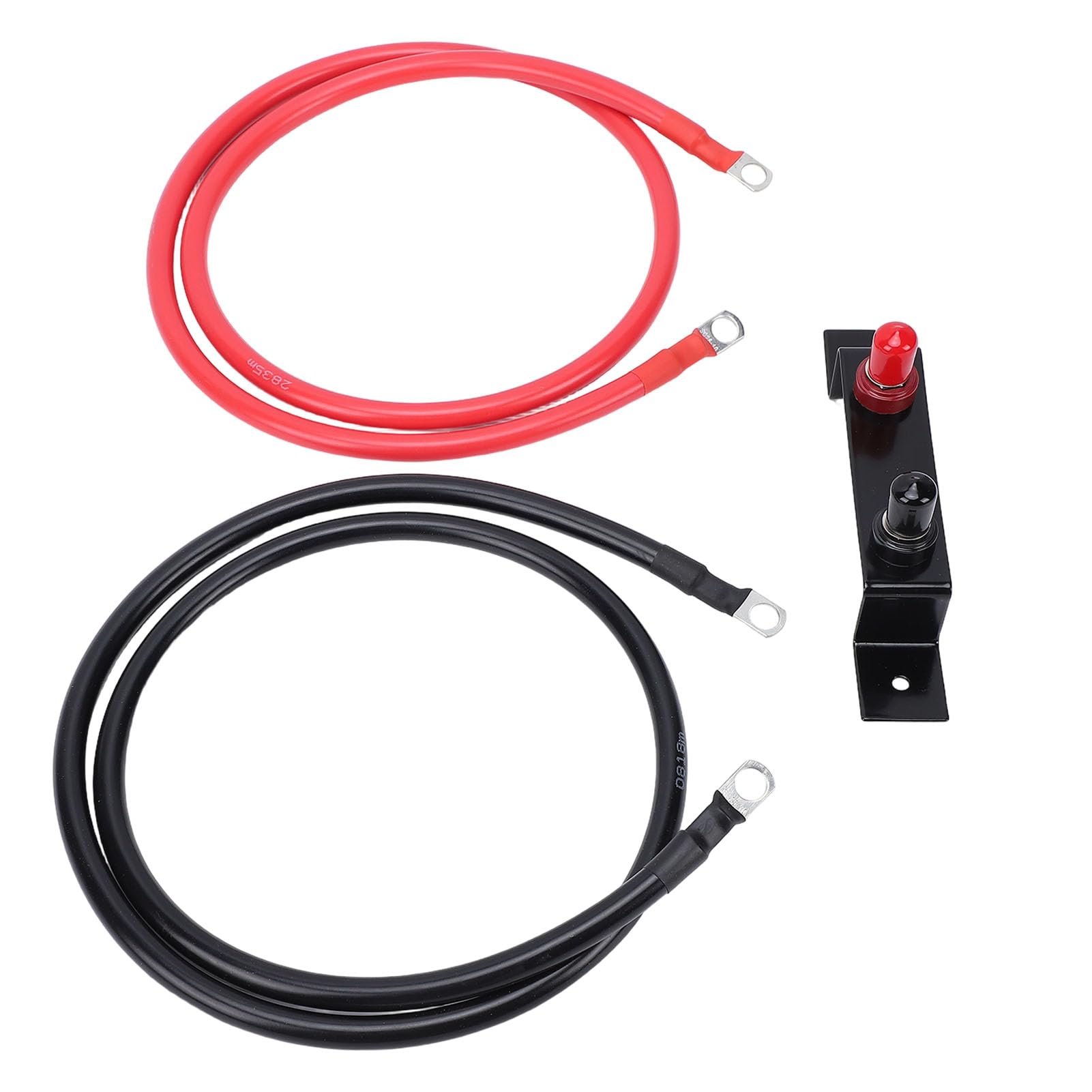 Yctze Kit de Reubicación de Poste de Salto de Batería de Terminales de Batería Remota de Coche 4AWG | Cable de cobre de 1,2 M, acceso de carga rápida, soporte a prueba de golpes para UTV ATV coche camión RV barco