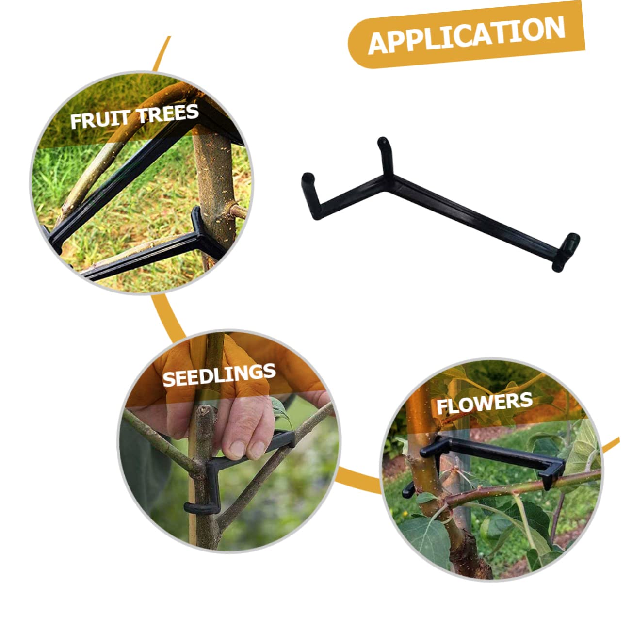 BESTonZON 5 Sätze Teiliges Pflanzen Trainingsclips Einstellbare Moderatoren Für Pflanzen Äste Fixieren Garten Zubehör Zur Optimierung Pflanzenwachstums Und Umleitung 10 Stück * 5