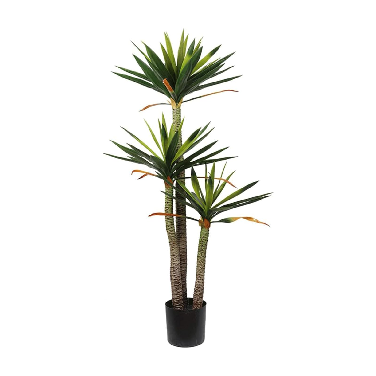 HCZKIUJY Potted Artificial Trees Gladiolus Tree Artificial Plant 145 Cm/4.7 Feet Faux Tree Home Living Room Floor Standing Faux Plant