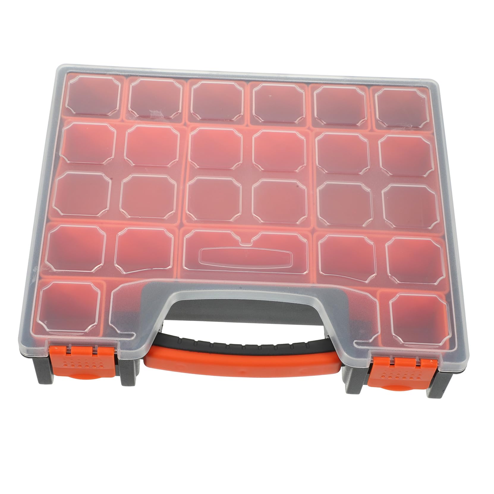 Scatola Portaoggetti in Plastica Trasparente con Scomparti Multipli Organizer Hardware per Bulloni e Piccoli Componenti Cassettiera Pratica per Stoccaggio Versatile
