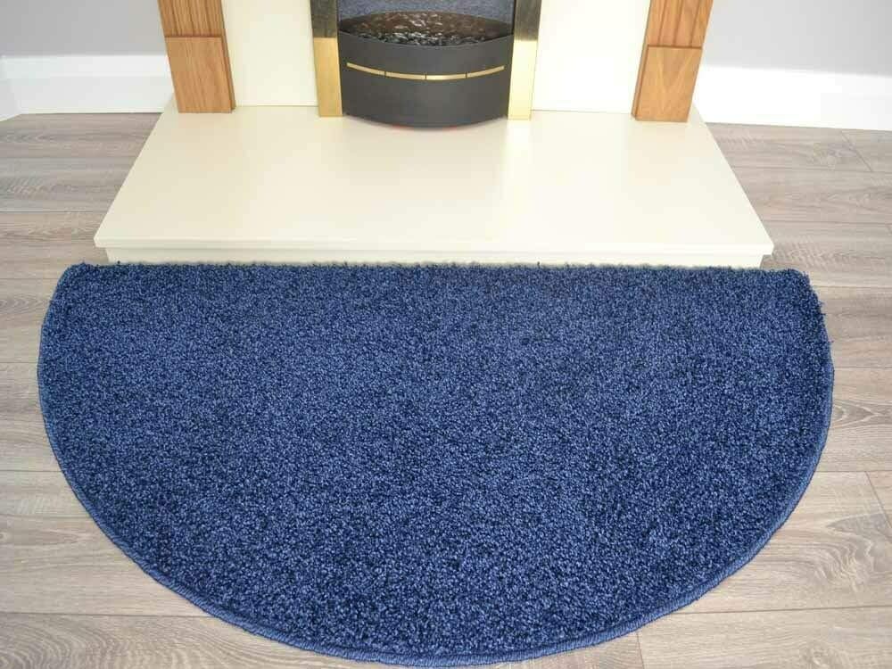 Half Moon Semi Circle Non Slip Machine Washable Hearth Living Room