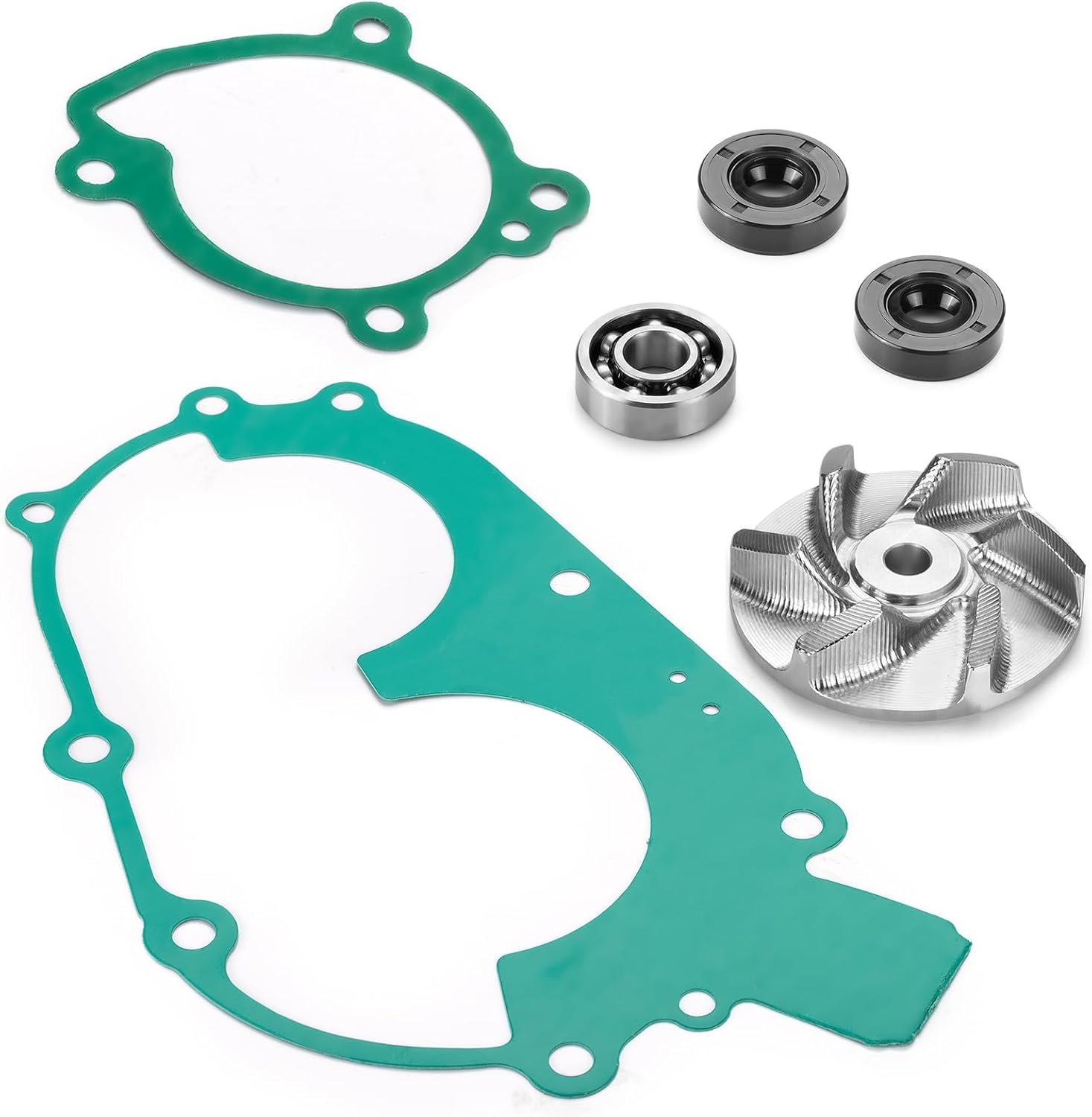 Water Pump Impeller Gasket Bearing & Seal Kit Compatible with Polaris Sportsman Sport Big boss Scrambler Xplorer Xpress Trail Blazer 400 400L