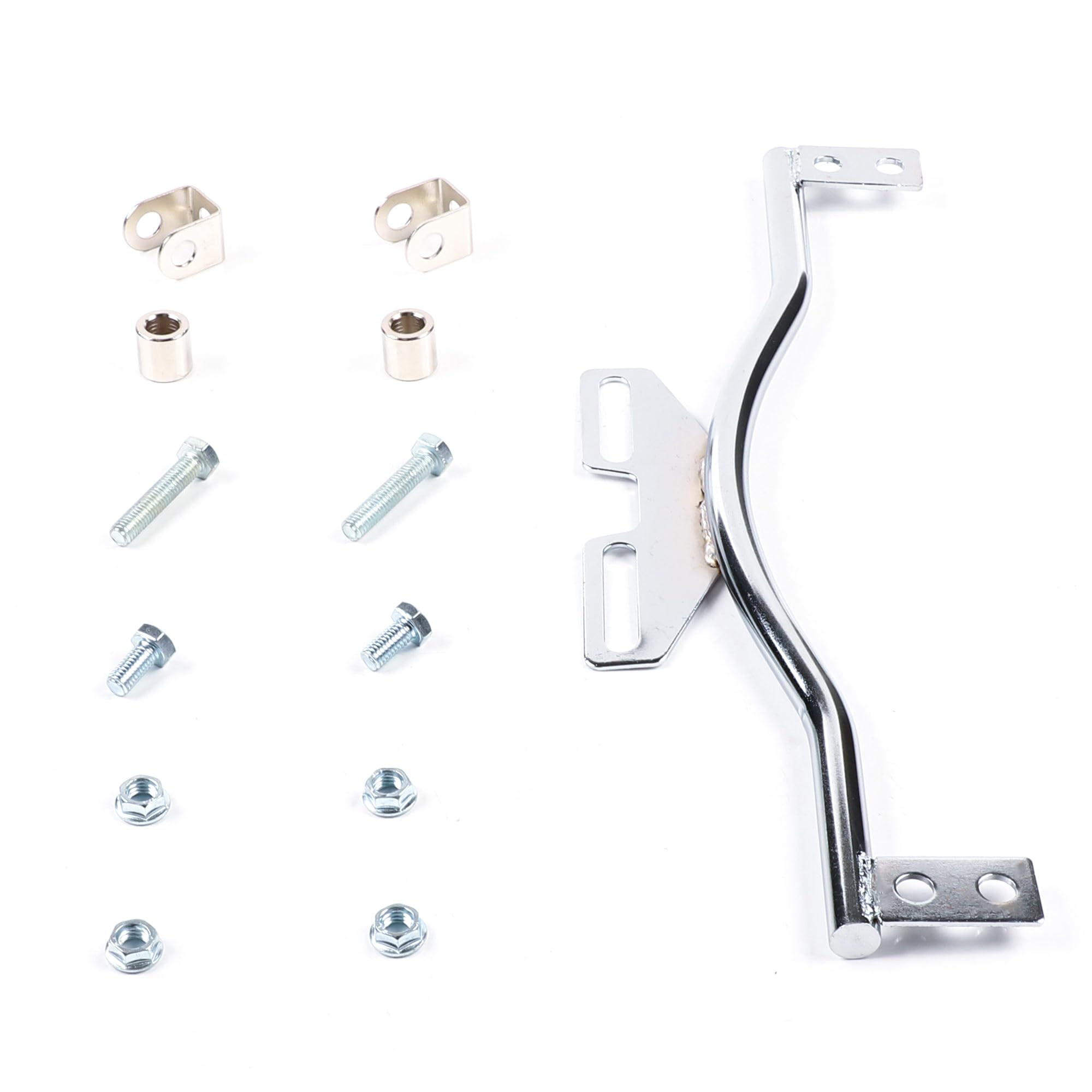 Fuworance Motorcycle Headlights Bracket Universal Passing Lamp Bar Bracket Front Bumper Fog Light Mount Holder LED Spotlight Mount Bar Driving Turn Signals Light Holder Clamp