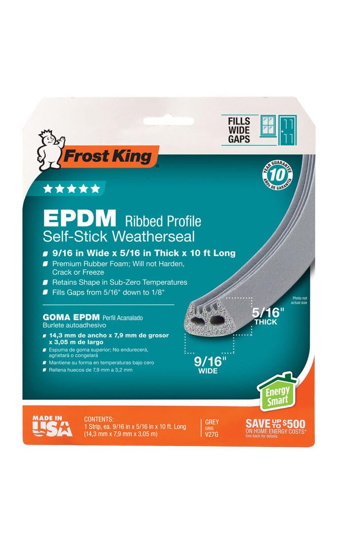 Frost King Epdm Wthr Tape 10'X5/16