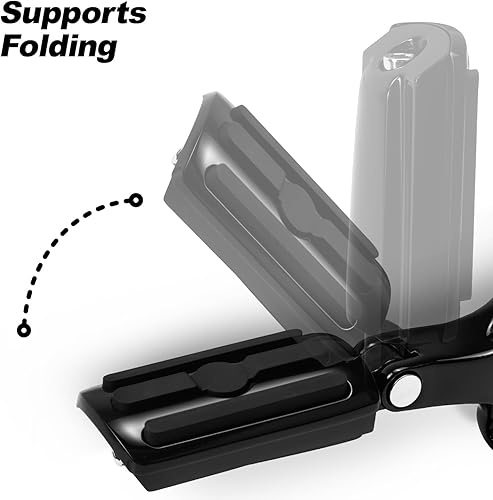 Miniatura 3 de Estriberas traseras ajustables para pasajeros con kits de montaje de soporte para Harley Touring Modelos Road King Road Glide Street Glide Electra