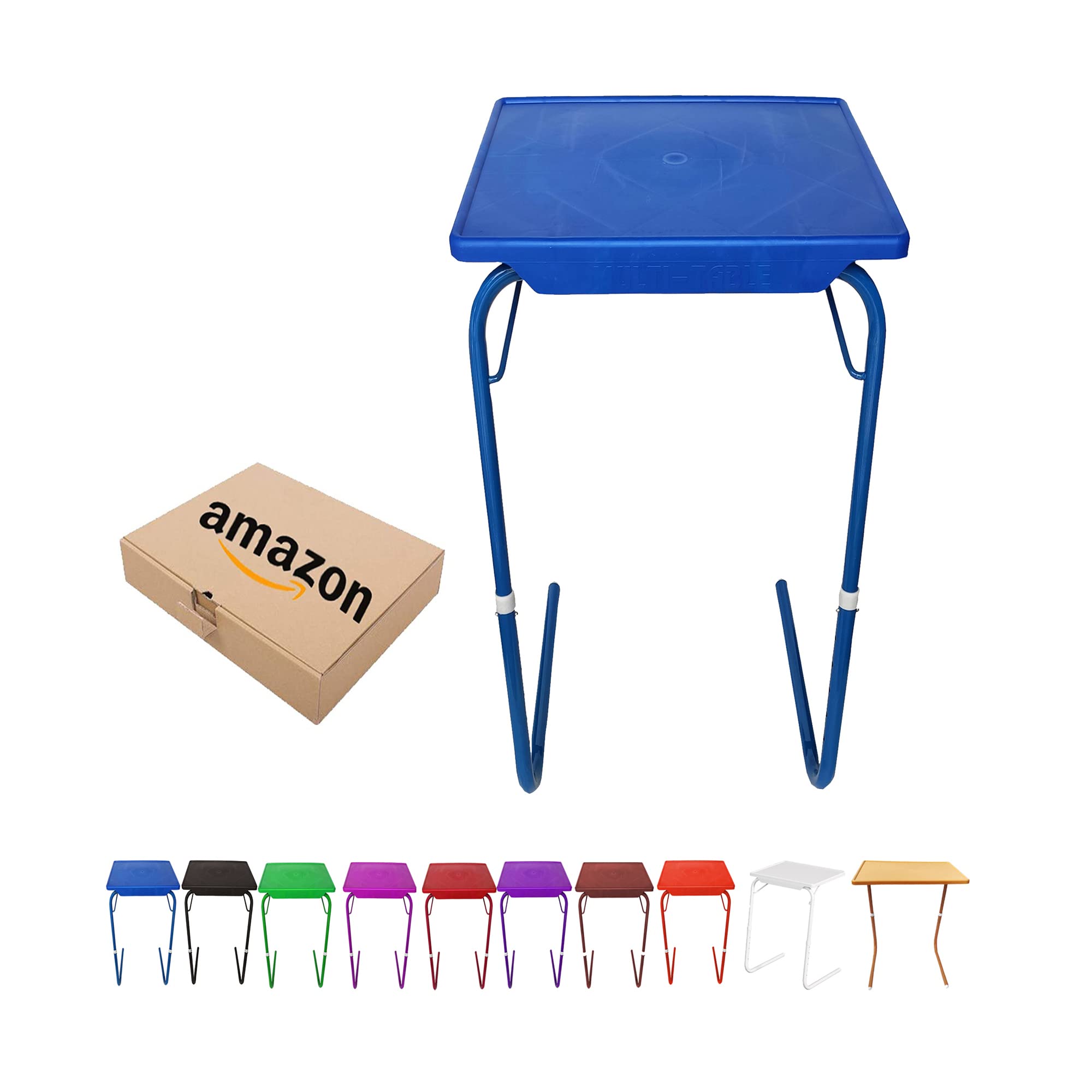 RED WIND Adjustable Table Mate_Laptop Table_Kids Table_Study Table_Utility Table_Multi Purpose Table_Blue Color RWTBL1