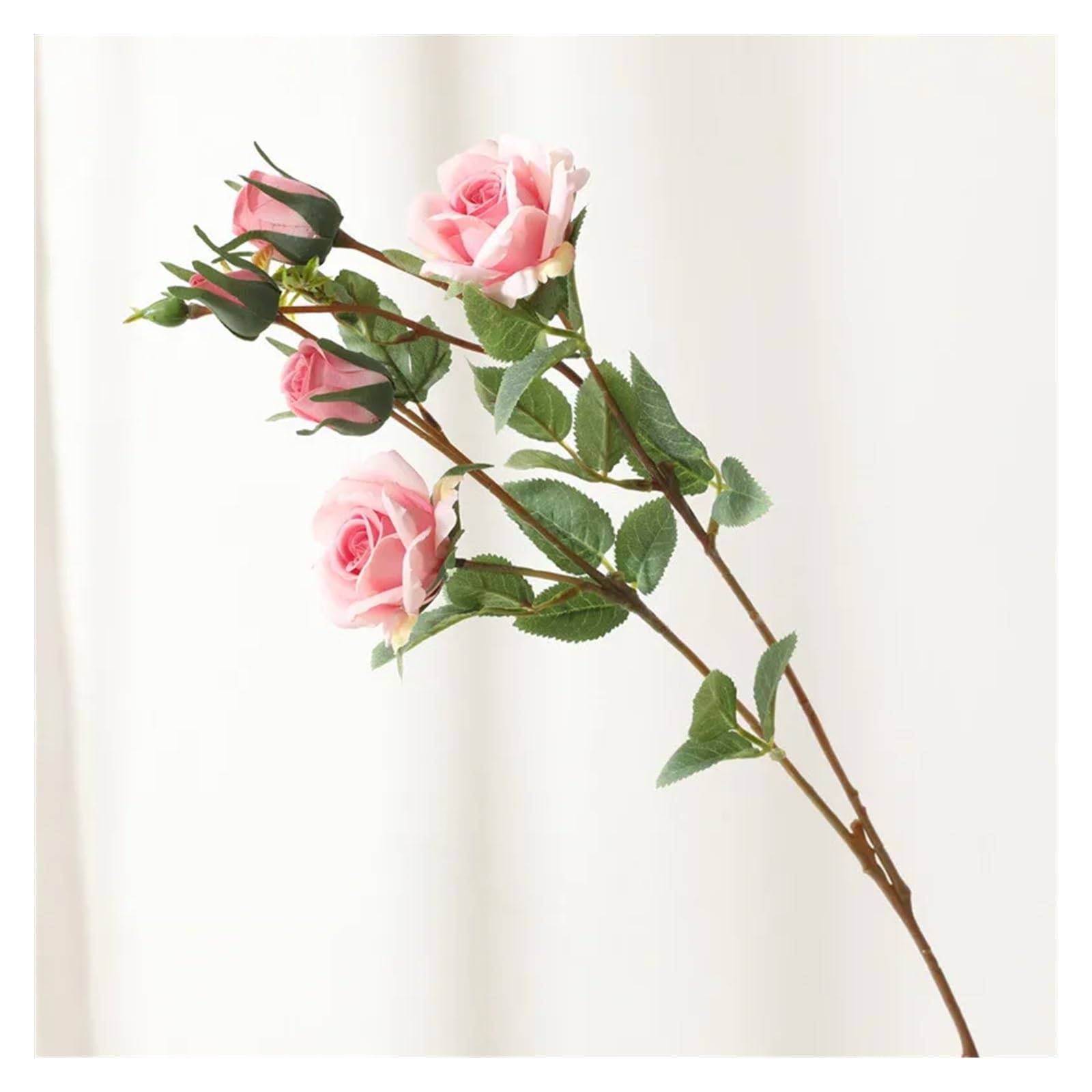 HJRegaFimu Artificial Flowers Wedding Bridal Bouquet Simulation Roses Bridesmaid Accessories Silk Party Home Marriage Decoration Bouquets Pink