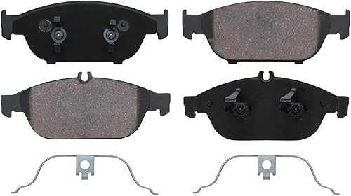 Miniatura 3 de Detroit Axle - Pastillas de freno delanteras RWD para 2012 2013 2014 Mercedes-Benz E550 Base Pastillas de freno de cerámica con reemplazo de hardware