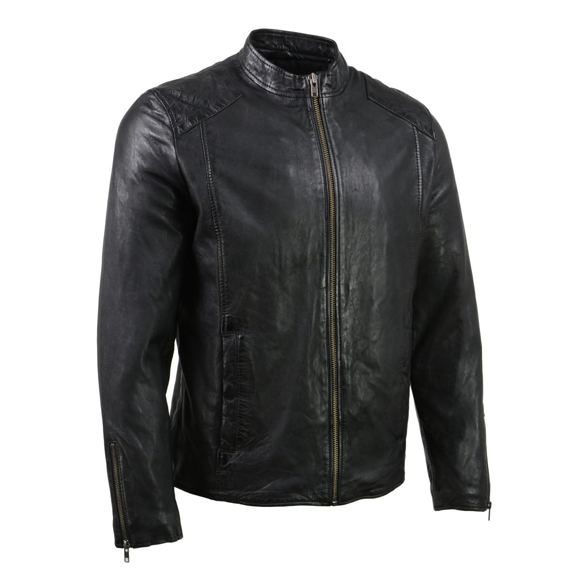 Milwaukee Leather Men's Premium Leather Fashion Casual Jackets SFM