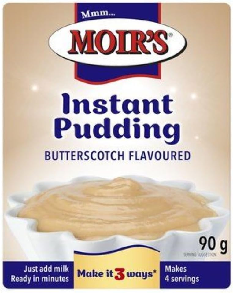 Moirs Butterscotch Pudding 90g Box (Pack of 3)