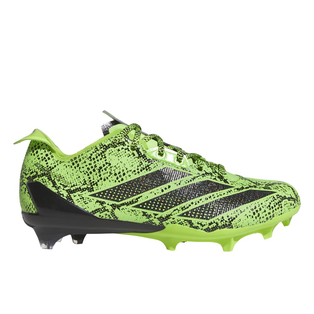 Adidas Men's Adizero Electric Football Cleats, Team Semi Sol Green/Black/Team Semi Sol Green, 11.5 Medium