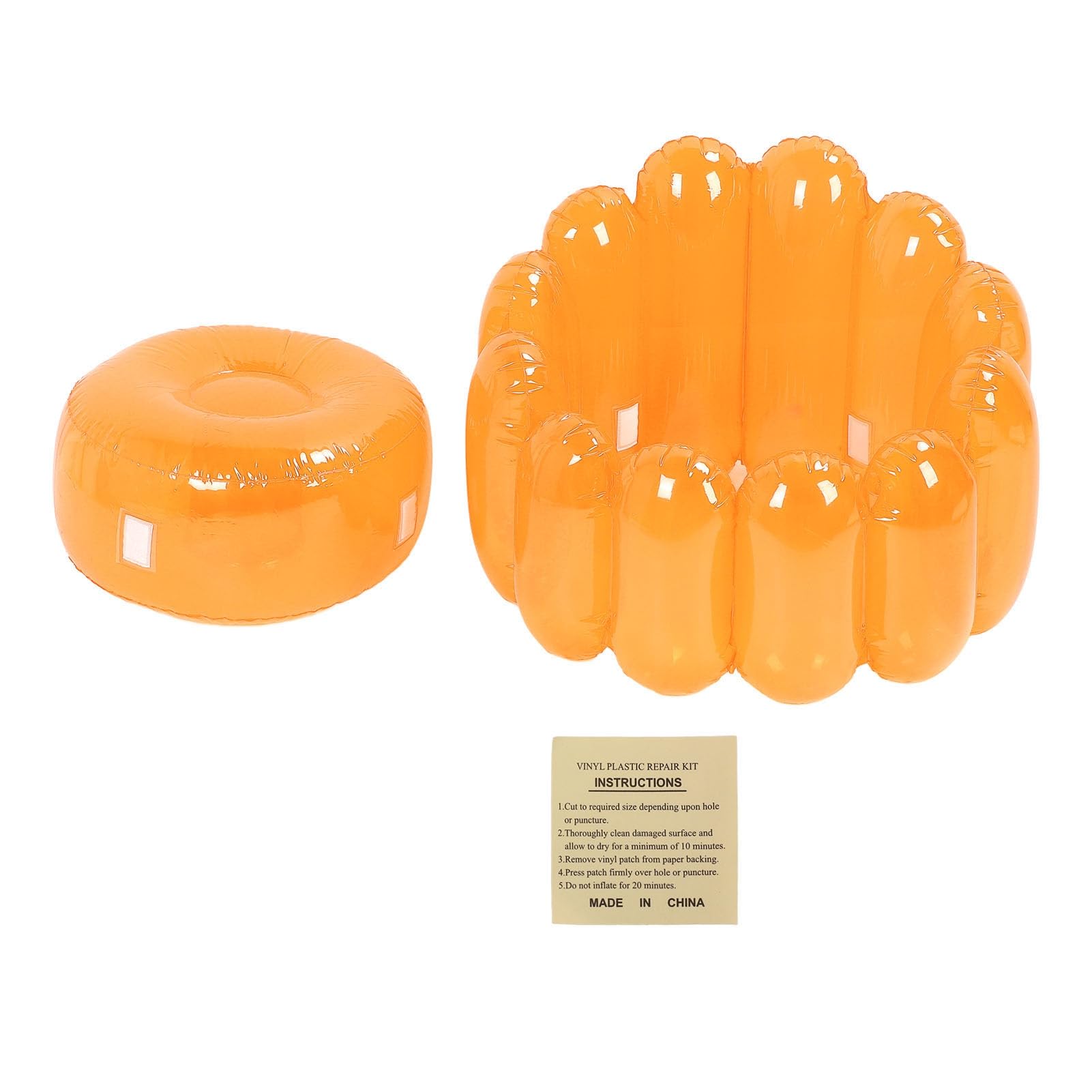 Silla inflable de PVC para evitar mudanzas pesadas con un sofá de aire portátil