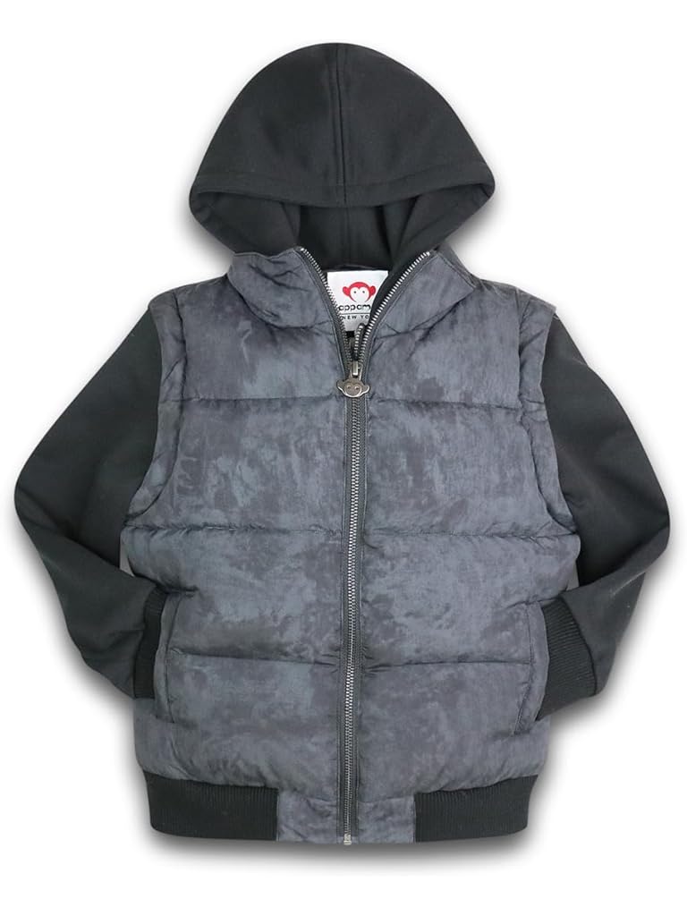 Black Appaman Turnstile Jacket (Big Kid)