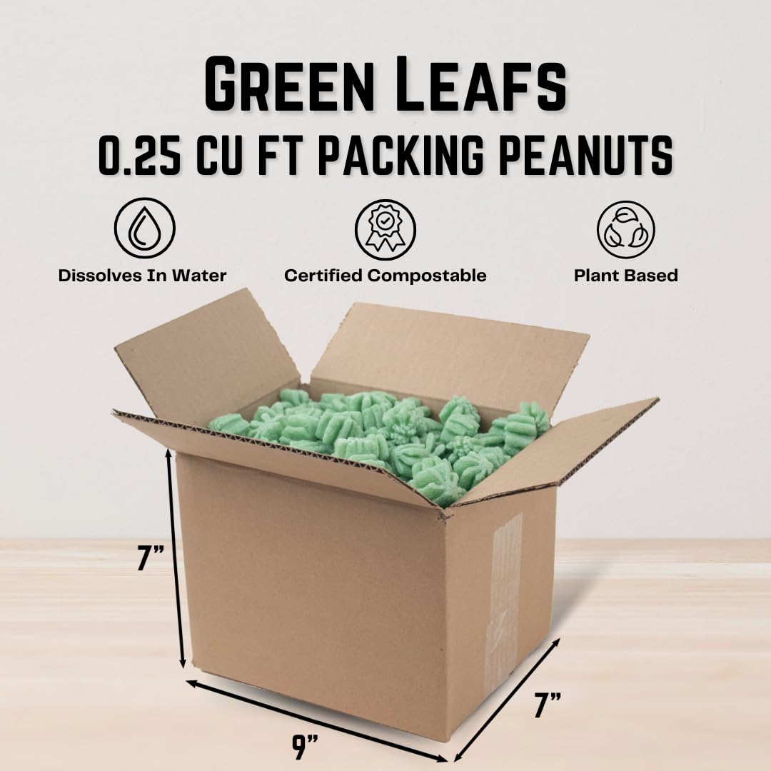 biodegradable-shamrock-shaped-packing-material-green-shamrock-packing