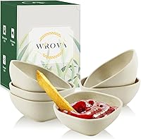 Vista 7 de Wrova Wheat Straw Bowl Sets of 8,Unbreakable Cereal Bowl 26 OZ,Microwave and Dishwasher Safe Bowls,Bowl Sets suitable for Cereal,Salad,Snack and