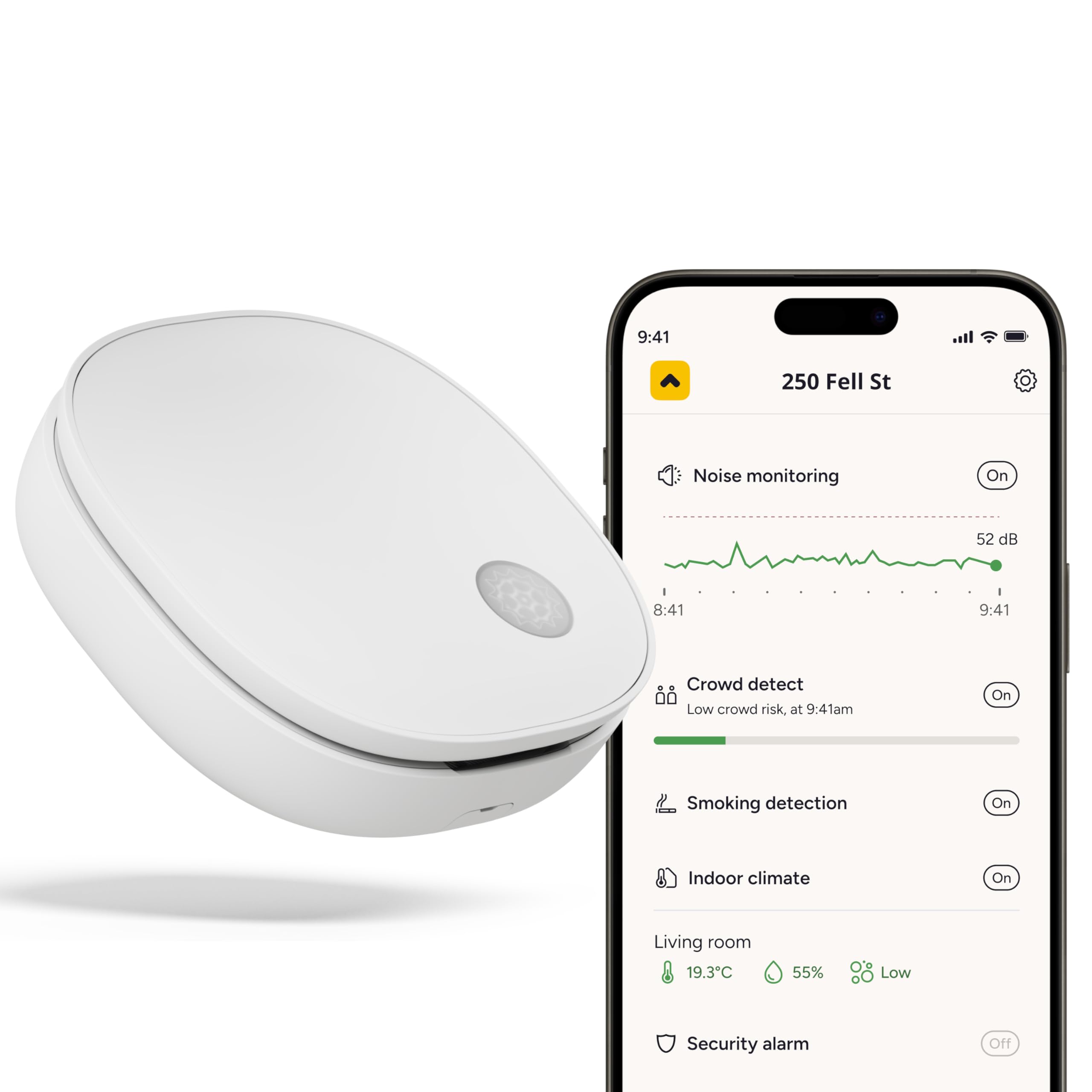 Minut M3 Sensor | Noise, Occupancy & Climate Monitoring in Real Time, for Short Term Rental Hosts | Subscription Required, 12 Months Included-image-42