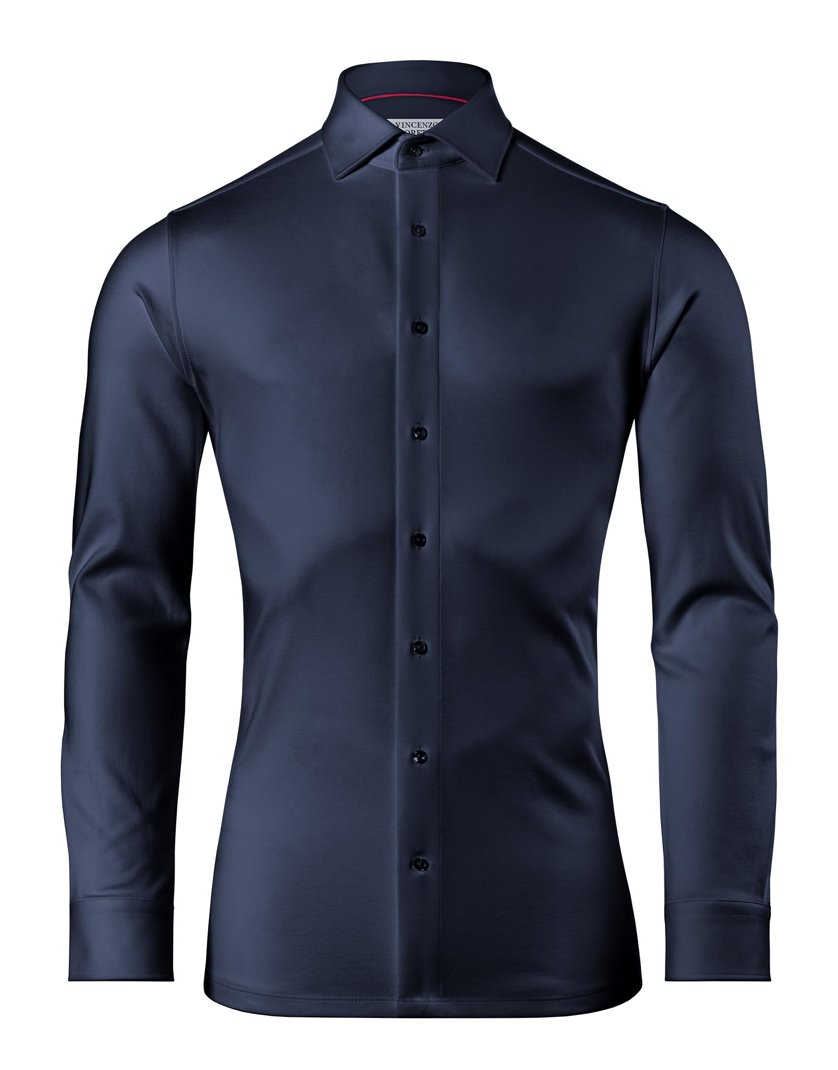 Vincenzo Boretti Hemd, Slim-fit/tailliert, Twill - bügelfrei