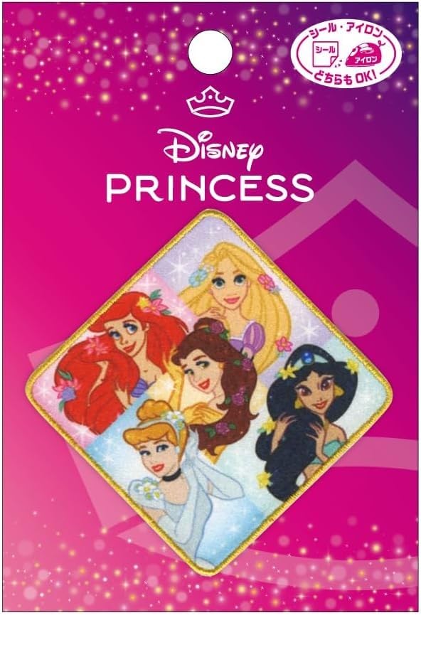 Écusson Princesse Disney double usage fer ou adhésif diamant pour customisation veste jean