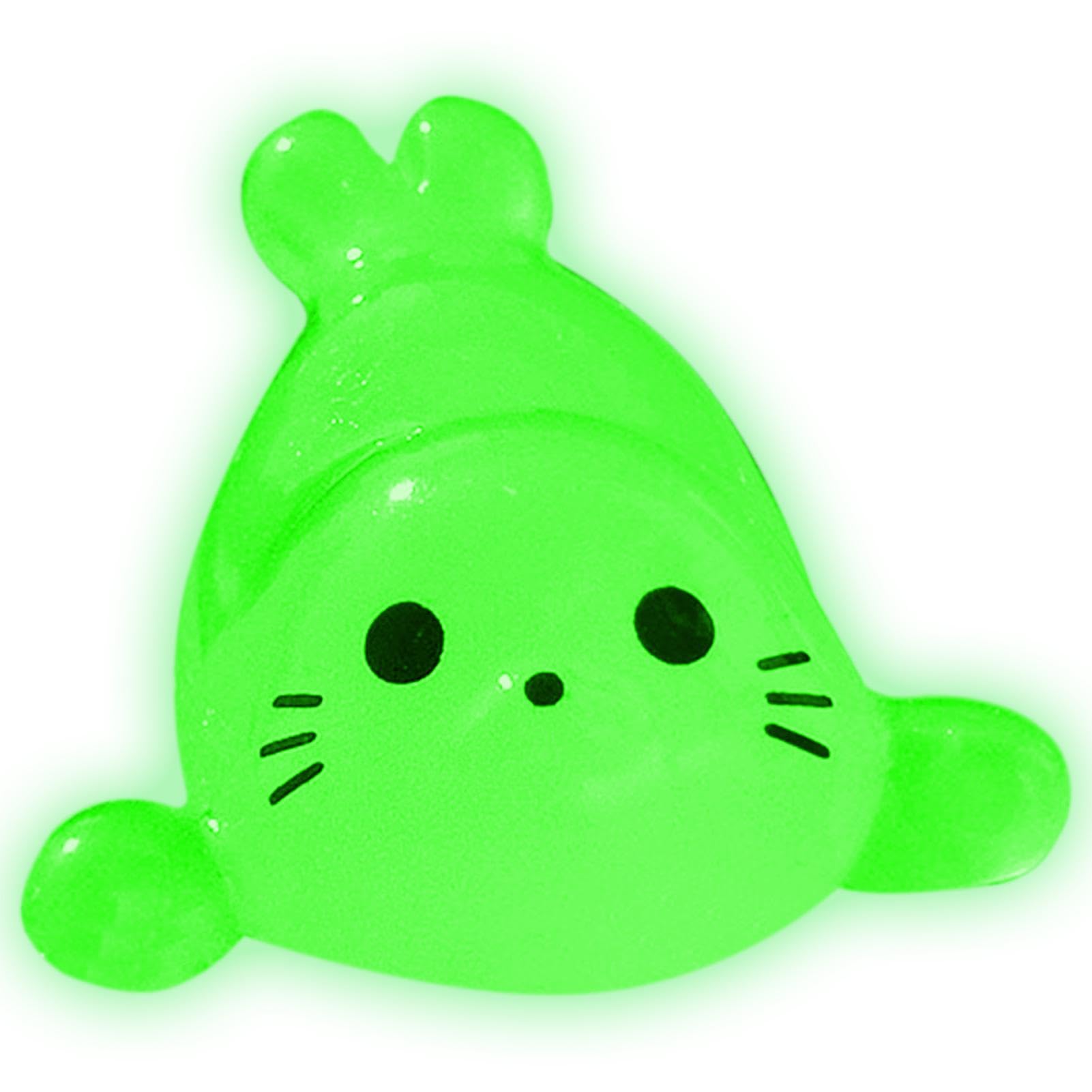 Figures Qui Brillent Dans Le Noir : Petit Phoque, Décoration En Résine De Dauphin Foncé, Figurines D'animaux Mignonnes Qui Brillent | Petits Animaux En Résine Qui Brillent Dans Le Noir, Jolies