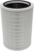 PUREBURG R-M003 Ersatzfilter kompatibel mit RENPHO R-M003 Luftreiniger R-M003-F1 R-M003-F2, H13 HEPA Aktivkohle, 2-in-1, 4-stufige Filtration