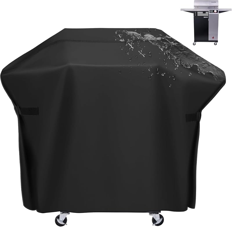 Grill Cover for Charbroil Edge Electric Grill Model 24652144 22652143, 600D Outdoor Heavy Duty Waterproof Barbecue Gas Cover Replacement for CHARBROIL