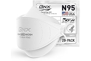 BNX N95 Mask: NIOSH Certified Protective Face Mask for Maximum Safety