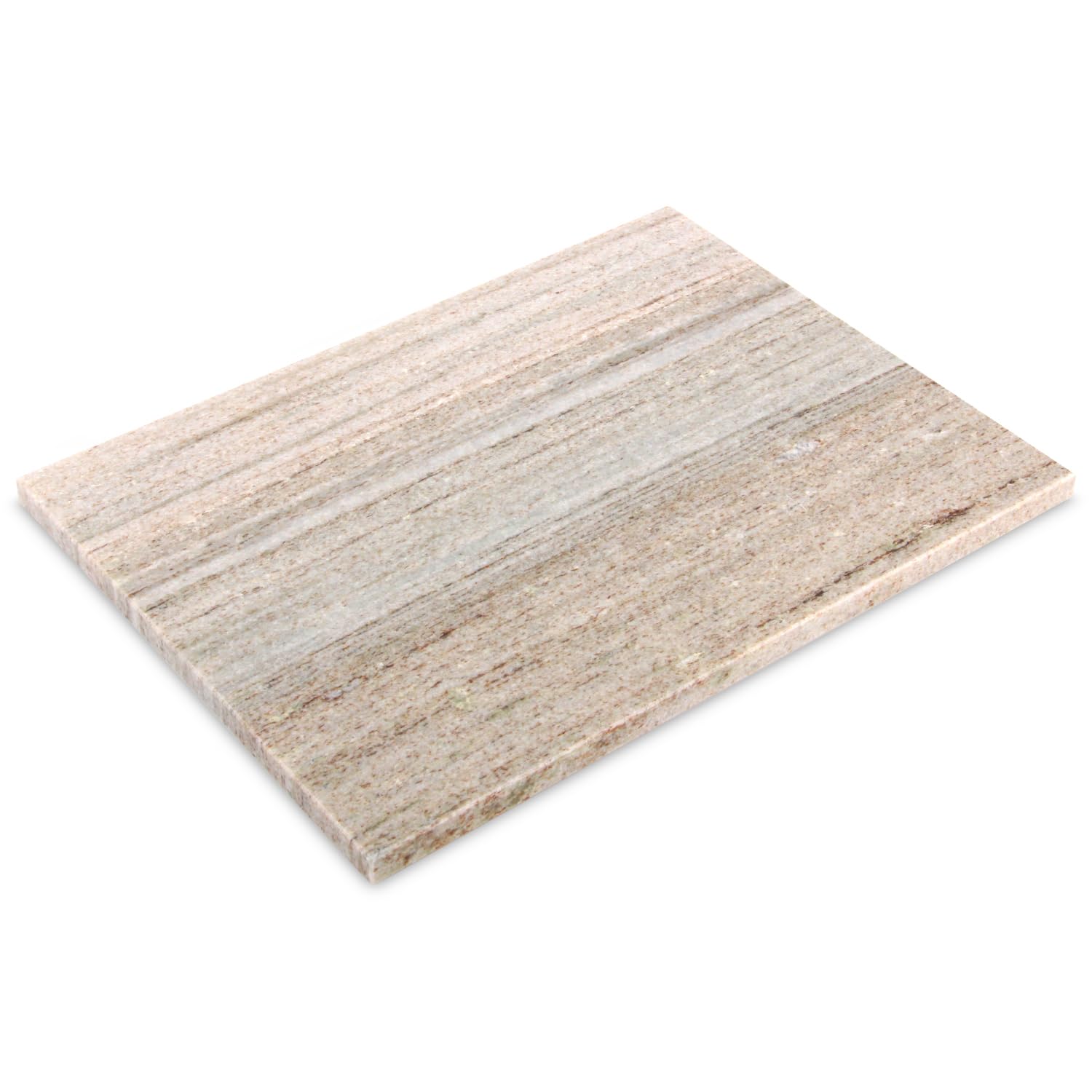 Natural Marble Stone Cutting Board for Home Kitchen,16 x 12 Inch, Marble Slab Pastry Board Large with Non-Slip Feet for Cooking,Baking, Cheese, Charcuterie, Chocolate (1, Viva jade, Large)