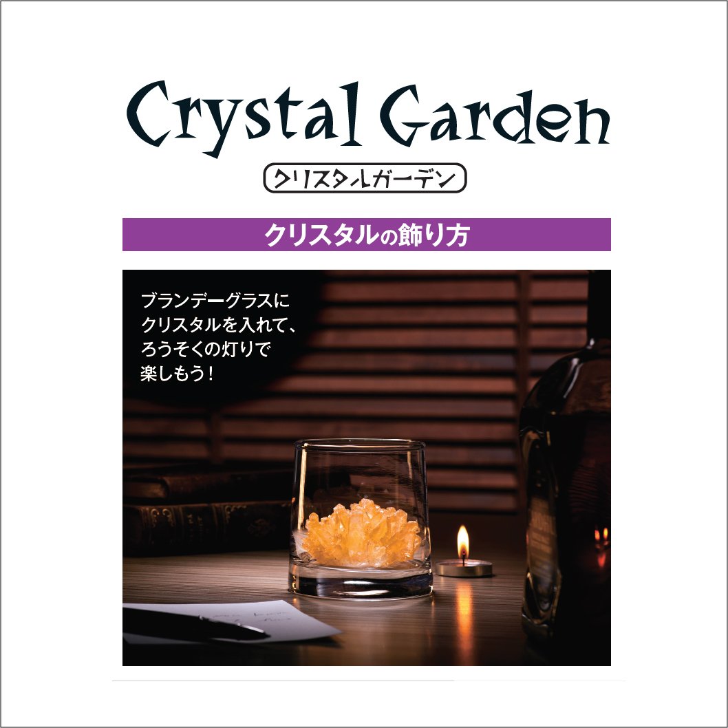 クリスタルガーデンCrystal Gardenクリスタルを育てて飾る Amazon.co.jp: シーズプロダクツ 不思議 水の中でクリスタルが育つ