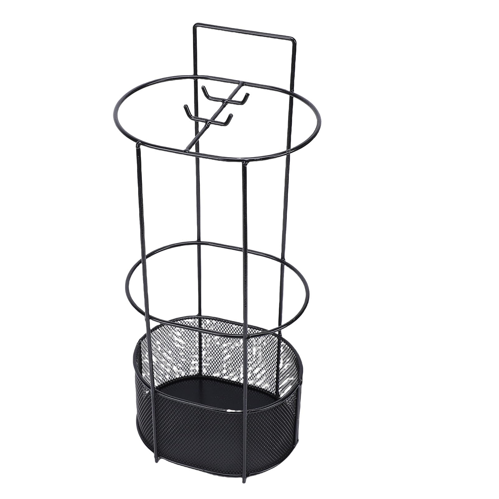 Asixxsix Portaombrelli, Portaombrelli in Metallo e Ferro di Alta qualità con Design a Rete Cava per il Drenaggio Dell'acqua, Organizzatore Indipendente per L'ingresso di Casa e Ufficio,