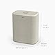 Joseph Joseph Tota Trio 90 liter/23.8 gallon Laundry Hamper Separation Basket with lid, 3 Removable Washing Bags with Handles- Ecru Product Image 3