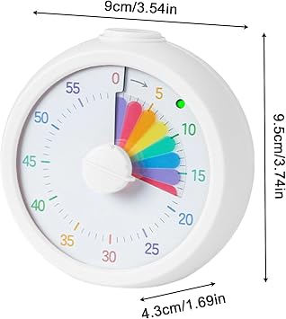 Visual Timer Silent Portable Multifunctional Rainbow Schedule Tool